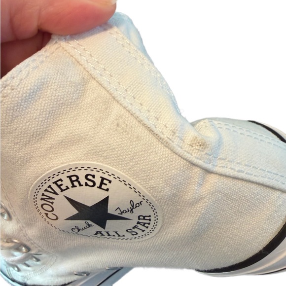 Converse Chuck Taylor All Star Lift Platform Canvas High Top Women’s 6.5 White - Picture 9 of 15